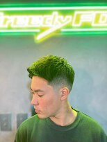 グリーディーフォックス 三軒茶屋(GreedyFOX)&nbsp;波巻き/マッシュパーマ/ウルフ/ハイライト<理容室>三軒茶屋