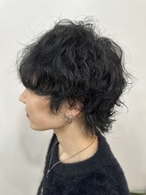 ルヴェルヘアー(Revel hair) スパイラルパーマ×マッシュウルフ