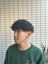 スウェル 船橋店(Swell)&nbsp;ダークアッシュ/アッシュブラック/カルマパーマ/ベリーショート2