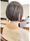 #レイヤーボブ#グレージュカラー#ボブはおまかせ