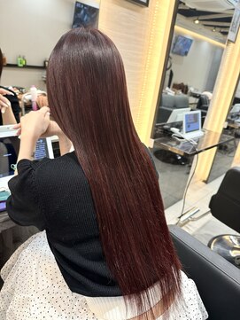 ラピス 大阪アメ村店(Lapis) 大人気赤髪ボルドーカラー