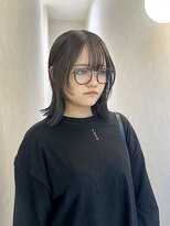 エムサロン 高崎あら町テラス店(emusalon)&nbsp;［rena］顔周り切り込みレイヤー×切りっぱなしミディアム