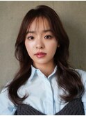 韓国ナチュラル/船橋/くすみベージュ/細めハイライト