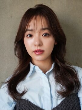 ラック(LUCK) 韓国ナチュラル/船橋/くすみベージュ/細めハイライト