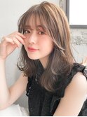 ◎イメチェンこなれヘアうるツヤワンカールサイドバング美髪
