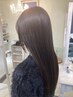 カット+縮毛矯正+ナノバブルヘッドスパ30分+潤ツヤトリートメント