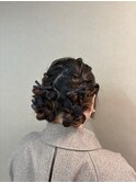 ツインアレンジ/イベントヘア/結婚式ヘアセット