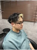 滋賀/南草津/メンズ美容室/波巻きツイストスパイラルパーマ