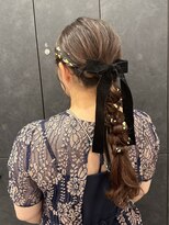 編みおろし/ヘアセット/参列ヘア/お呼ばれヘア
