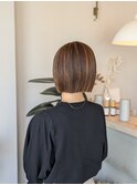 ミニボブ/ハイライト