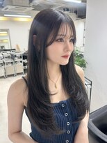 クレム 博多駅店(ChLem) 顔まわりレイヤー 艶カラー 暗髪 韓国風 髪質改善 福岡美容室