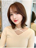20代30代40代レイヤーカットミニウルフデジタルパーマくびれヘア