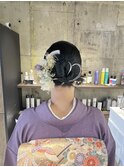 ◎上品で華やか、お着物に似合うカチモリヘアセット◎