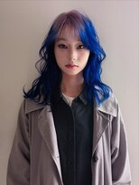 クク(QUQU)&nbsp;デザイン　ルーツ　ブルー　グラデーション