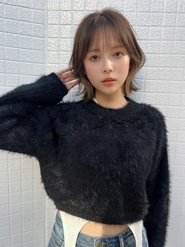 エース (ACE) ACE 横浜 くびれボブ×透明感ベージュ