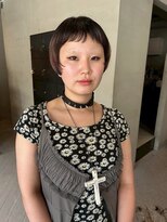 ヘアー アイス ルーチェ(HAIR ICI LUCE) 30代40代チョコレートブラウン似合わせ小顔ショート