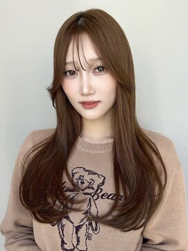 トリッカ シブヤ(TRICCA SHIBUYA) ブラウンカラー/こっくりカラー/ブリーチなし/髪質改善