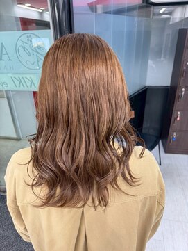 アイズ 本厚木(AIZU) 白髪ぼかしカラー ミルクティーベージュ