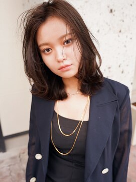 ユニ バイ ミリィ 四日市(uni by mily) 髪質改善×春カラー×ミディアムレイヤー