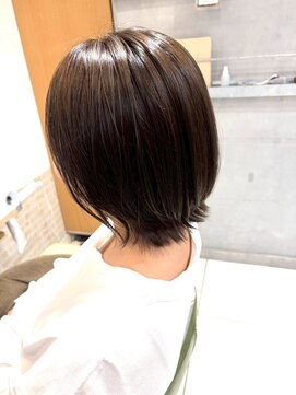 アース モード 新小岩店(EARTH/M) くびれボブ×オリーブベージュ