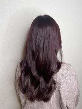 ヘアーウィーヴ 佐倉店(hair Weve) ワンホンレイヤー/ミルクティーブロンド/ダークブルー/weve佐倉