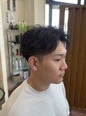 カット×パーマ
