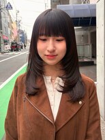 ネロ ヘアアンドライフストア 渋谷(NERO HAIR AND LIFESTORE)&nbsp;♪ フルバング　×   顔周りレイヤー　♪