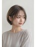 【平日14時以降限定】カット+透明感カラー+トリートメント ¥7,900