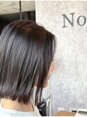 【Noot.】HITA縮毛矯正×HITA髪質改善×切りっぱなしボブ
