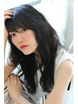 アンスール(Un Seul)&nbsp;キレイ髪でもっと女性らしく…　　斜めバング