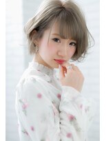 ローマ ギンザ(ROMA Ginza)&nbsp;『ROMA』ハイトーンホワイティグレージュとろみエアリーショート