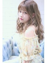 ホラン(HoLan)&nbsp;【HoLan】外人風３Dグレージュカラーxとろみルーズカール