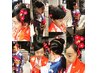 【祝七五三】ヘアセット+着付け¥9900(7歳→¥16500)