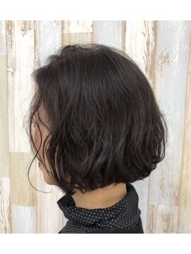 レッツ(Lets) 可愛い前下がりボブスタイル