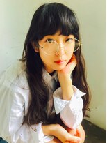 ウォームリーヘアールースト(warmly hair roost) 黒髪×ゆるルーズウェーブ×ロング