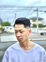 ニュー東京エクセレントヘアー 七三 フェードスタイル