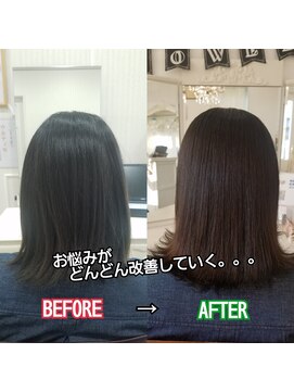 ルーミールーム(RoomieRoom) 鶴園なおみ　の　髪質改善ツヤ髪さらさら外ハネスタイル