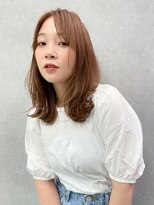 ケーツー エム 京都ラクエ(k-two emu)&nbsp;外ハネ今っぽレイヤー_キャラメルブラウン__四条烏丸御池k-two