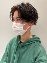 センターパートxコンマヘアxニュアンスパーマ/学芸大学/学大/