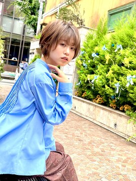 ジエクト 本店(The Ect) ステップボーンカット×ニュアンスカラー×デザインカラー