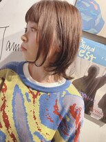 シモキタジャムズ&nbsp;ウルフカット×オレンジベージュ