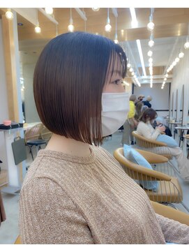 ロンドアジュール 横浜(Lond azur) 小顔ナチュラルボブ ココアベージュ【久保田夢美】横浜