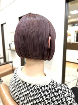 ソワンドゥブレス 大日店 (soin de brace) ○ボブ×ラベンダーグレージュ