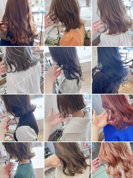 丁寧なカウンセリングで、なりたいを叶えるHair Place .Acc★豊富なカラーと高技術で幅広い世代に人気！