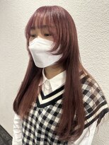 ネオリーブカップ 町田店(Neolive capu)&nbsp;顔まわりレイヤーカット/小顔/ネビージュ/ボブルフ/ブリーチ