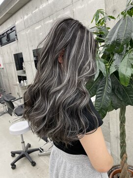 リノート バイ エゴル 太田川(Linoet by ENGOL) 【LINOET】手島カミラ　寒色系ハイライト