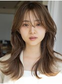 【白川20代30代40代小顔カット大人かわいいくびれモテ髪23.7.27