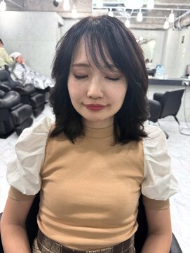 エンディアリング 東銀座(Endearing) ウルフ/マチルダボブ/ピンクベージュ/インナーグレージュ/東銀座