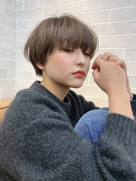 サンド 鹿児島中央(sand) 黒髪/グレーベージュ/レイヤーロング/前髪パーマ[鹿児島駅]