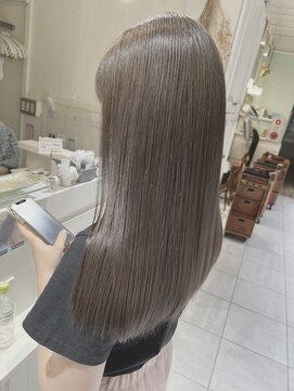 ネオリーブカフ 鶴ヶ峰店(Neolive caff) 髪質改善カラー×シアーベージュ